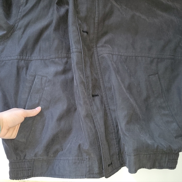 Bongardi Dark Grey Vintage Mens Farmcore Work Casual Jacket - Picture 7 of 10